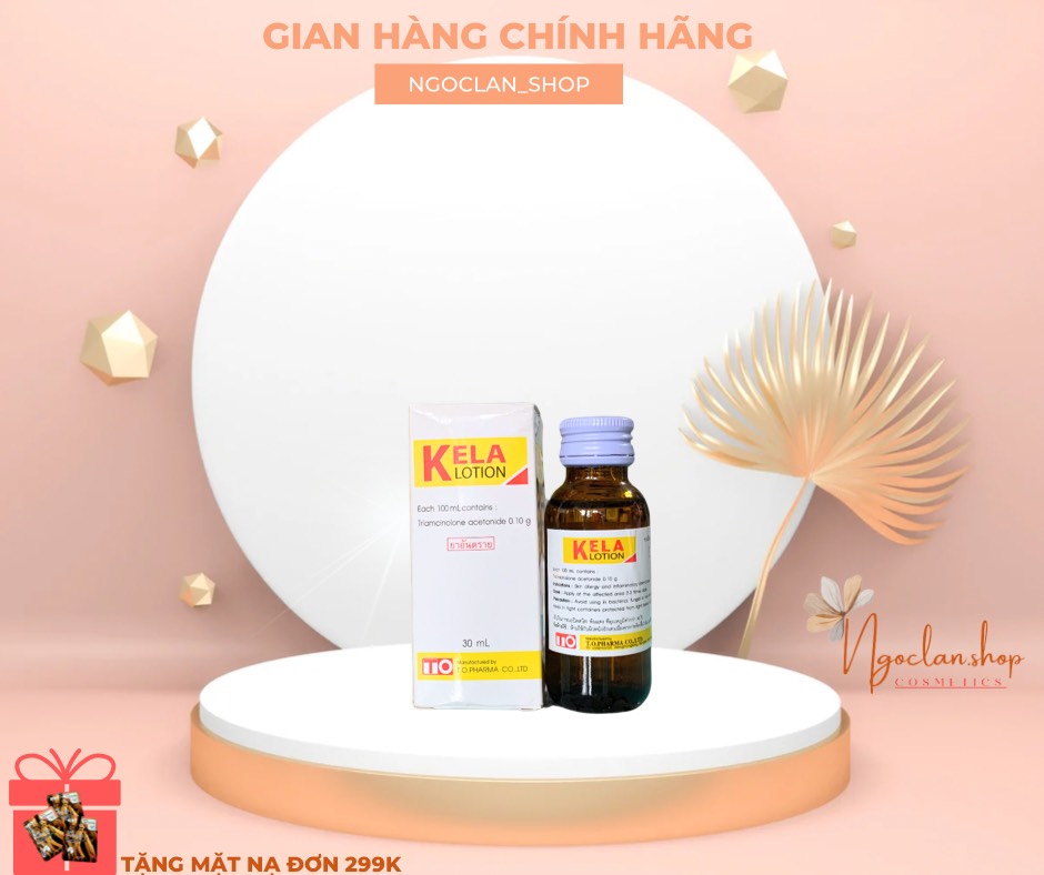 Kela Lotion xoá viêm lỗ chân lông chai 30ml - Thái Lan
