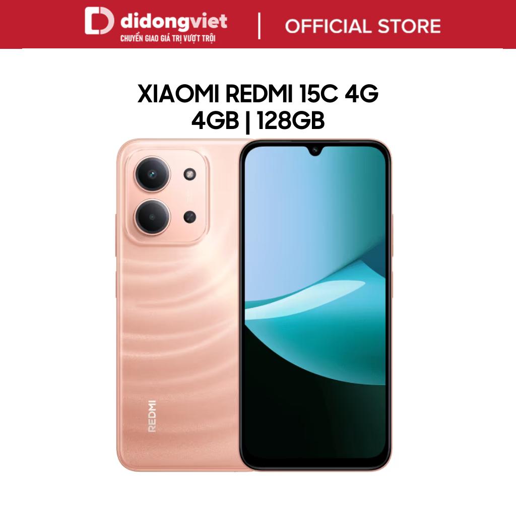 Điện thoại Xiaomi Redmi 15C LTE 4GB l 128GB - Màn hình 6.9" - Tần số quét 120Hz - Mali-G52 MC2 - BH Chính hãng 18T - Di Động Việt Giá 3,690,000 Đồng*Miễn phí vận chuyển
