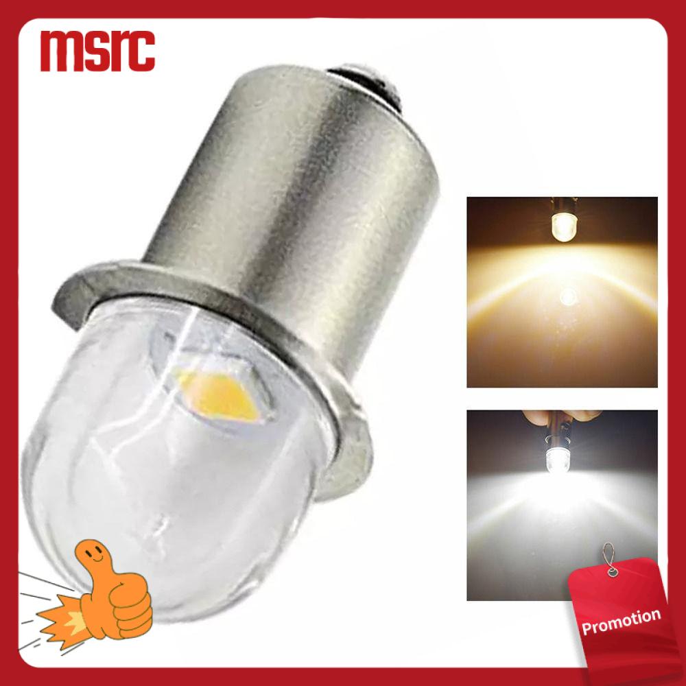 Msrc 5pcs 3v/4.5v/6v/12v đèn led thu nhỏ chip 2835 p13.5s đèn pin làm việc mới màu trắng ấm áp bóng đèn thay thế đèn pin