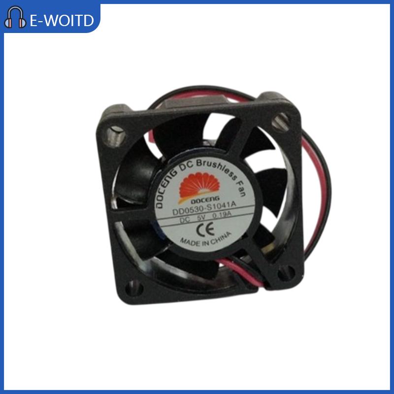 【E-WOITD】 พัดลมระบายความร้อน3010 Micro 30mm x 30mm, DC 5V ฮาร์ดดิสก์บันทึกการกระจายความร้อนพัดลมความเร็วสูง ราคา 90 บาท*ส่งฟรี