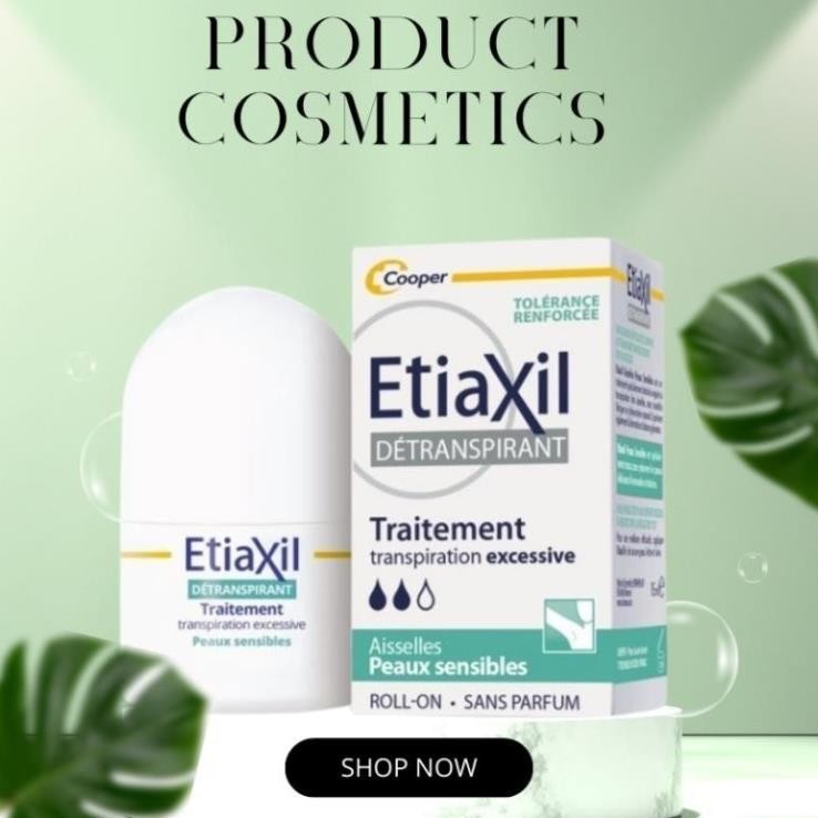 Lăn nách etiaxil khử mùi chính hãng, lăn khử mùi etiaxil dành cho nam, nữ, mọi lứa tuổi, lọ 15ml khử mùi hôi ná -bu