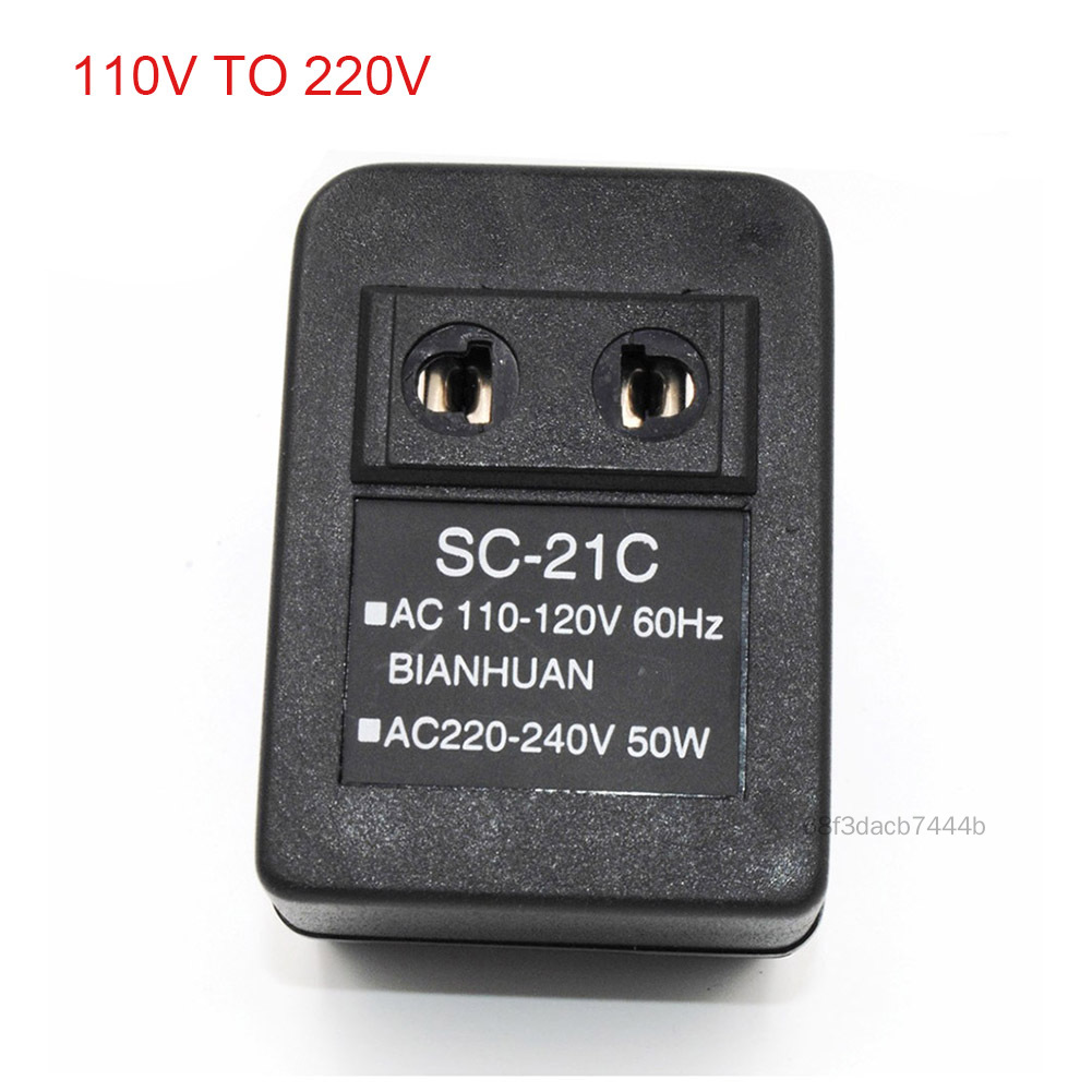 AC 220V to 110V/110V to 220V AC Power Voltage Converter 20W Adapter Travel Transformer Regulator JS-