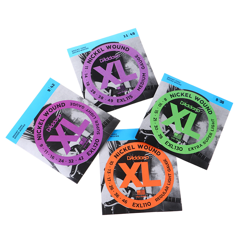 EXL Nickel Round Wound Electric Guitar Strings by D'Addario