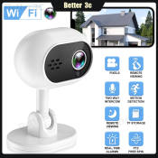 1080P WiFi Baby Monitor Camera with Night Vision & Two-way Audio