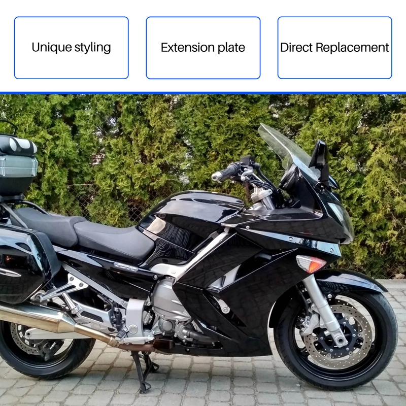 (JUYF) Motorcycle Accessories Front Mudguard Extender Mudguard for FJR 1300 FJR1300 2006-2024