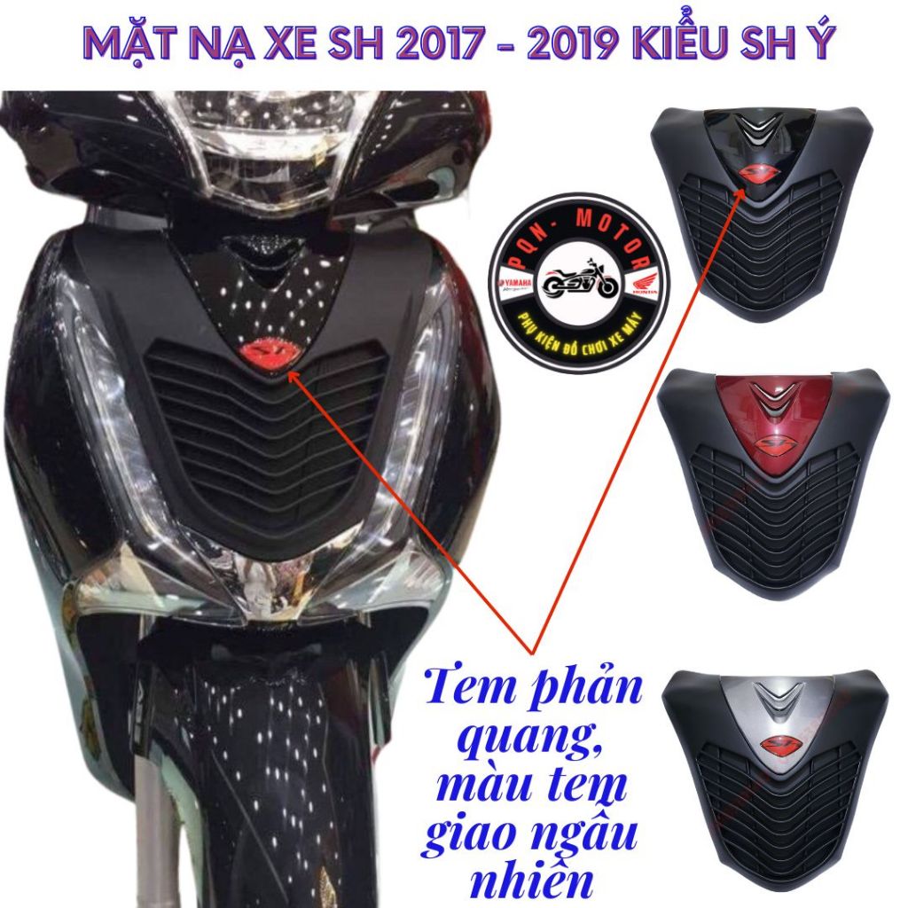 Mặt Nạ Độ Gắn Như Zin Sh Việt 2017 - 2019 Phong Cách Sh Nhập Nhựa ABS Cao Cấp