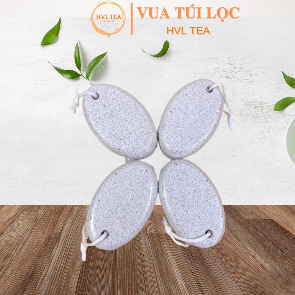 Đá bọt biển chà gót chân tẩy tế bào chết, hình bầu dục, chà gót chân - HVL TEA