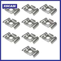 Norman Malthus Metal Joining Clip Fence Clamps 10pcs Rustproof Metal Fence Panel Joining Clips with Screws – Durable Corrosion Resistant Easy to Install Connectors for Secure Fence Assembly