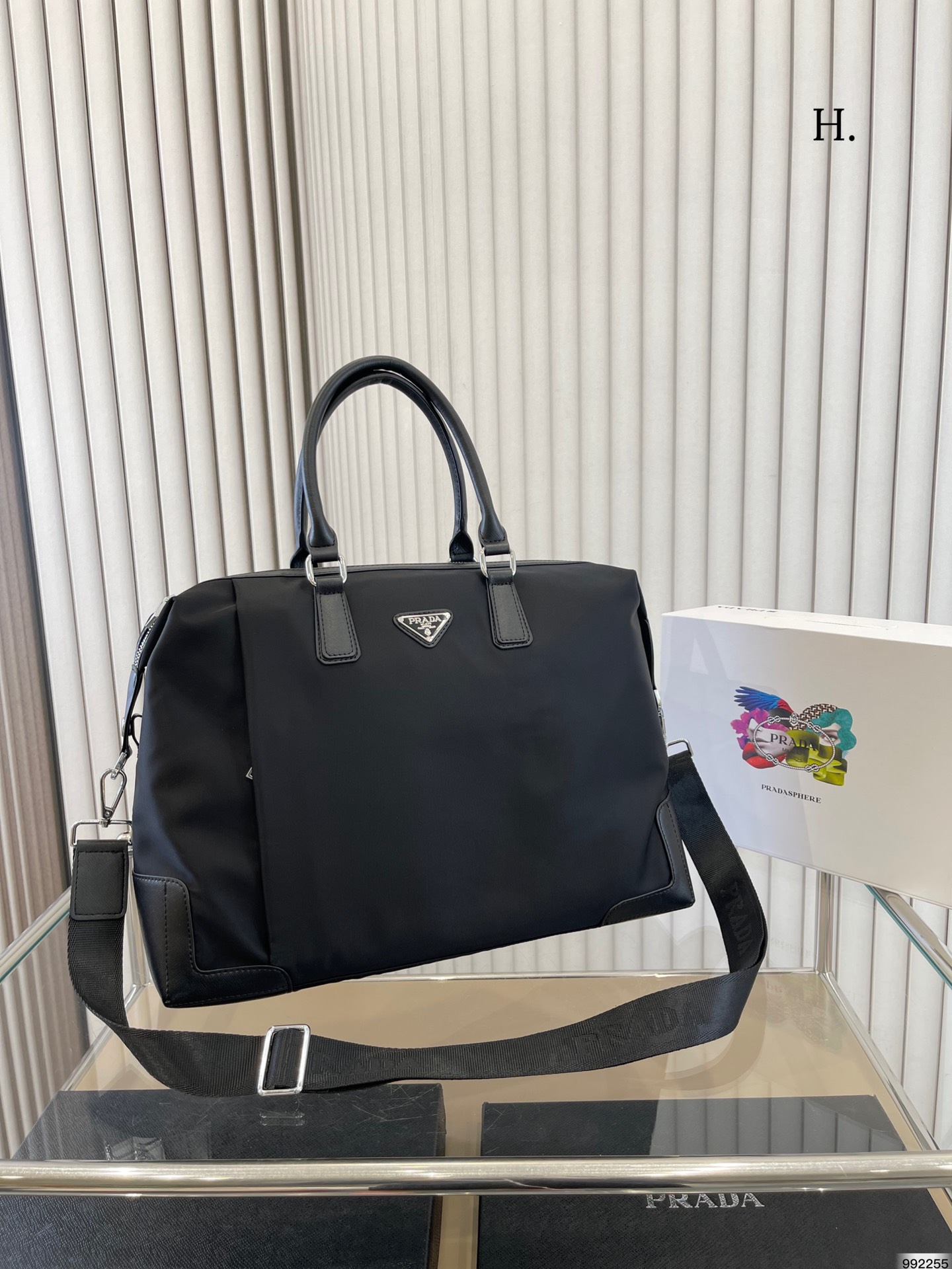 2023 Original Bag New PRADA Large Capacity Travel Shoulder Bags Crossbody  Bags Business Bags Laptop Bags Sling Bags for Women and Men Grade A 1:1  High Quality Luxury Brand Women Bag Men