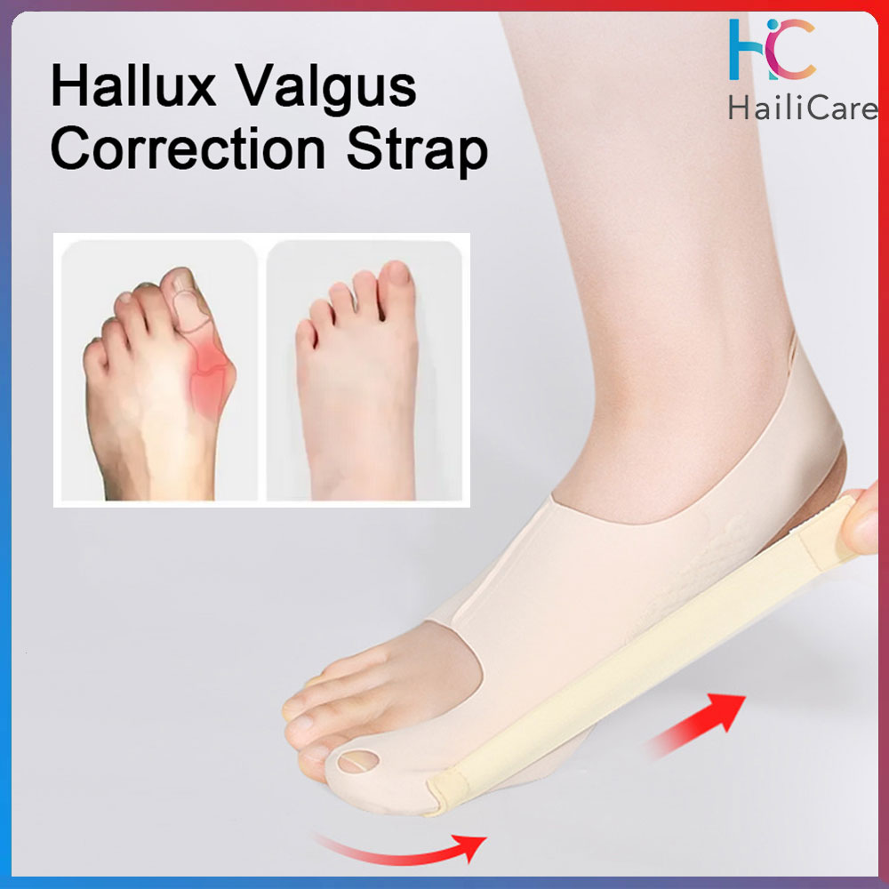 Hailicare 1PCS Corrector Hallux Valgus Big Toe Bunion Corrector Orthopedic Socks Toes Separator Women Men Foot Care Toe Pain Relieve Tools ราคา 99 บาท*ส่งฟรี