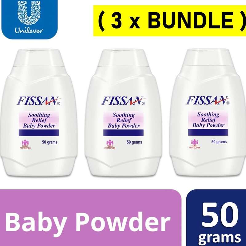 Fissan Soothing Relief Baby Powder (with Allantoin and Talc) - 50 g
