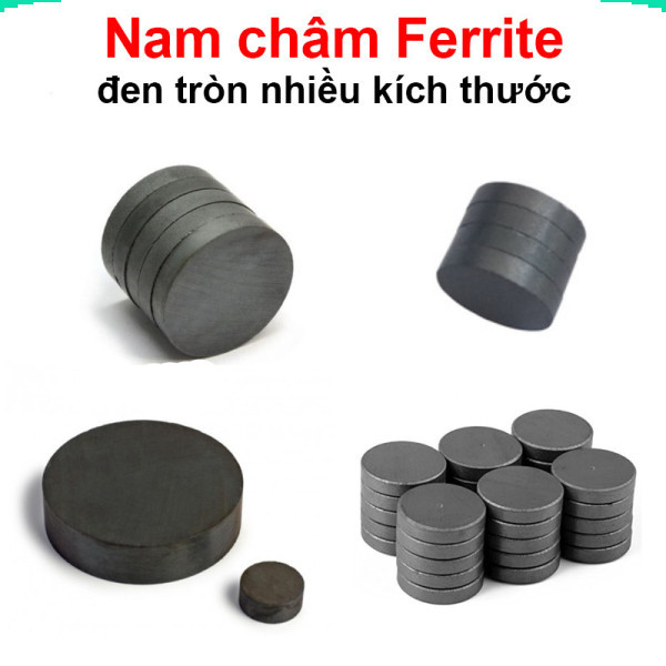 Nam châm Ferrite đen tròn nhiều kích thước