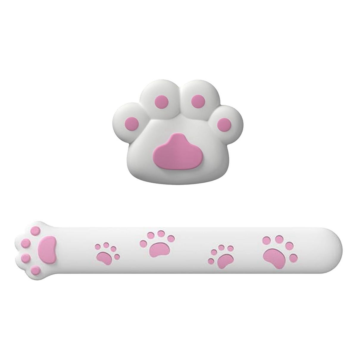 Cat Wrist Rest, 2 PCS Wrist Support Set for Relieving Typing Pain Wrist Support Kit for Computer Keyboard Games