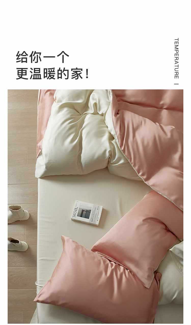 Set di biancheria da letto 60 pezzi in Tencel Four tinta unita Ice Silk Summer Naked, lenzuolo con angoli elasticizzati, set copripiumino, set di lenzuola in tre pezzi AoyuejHasd-CB