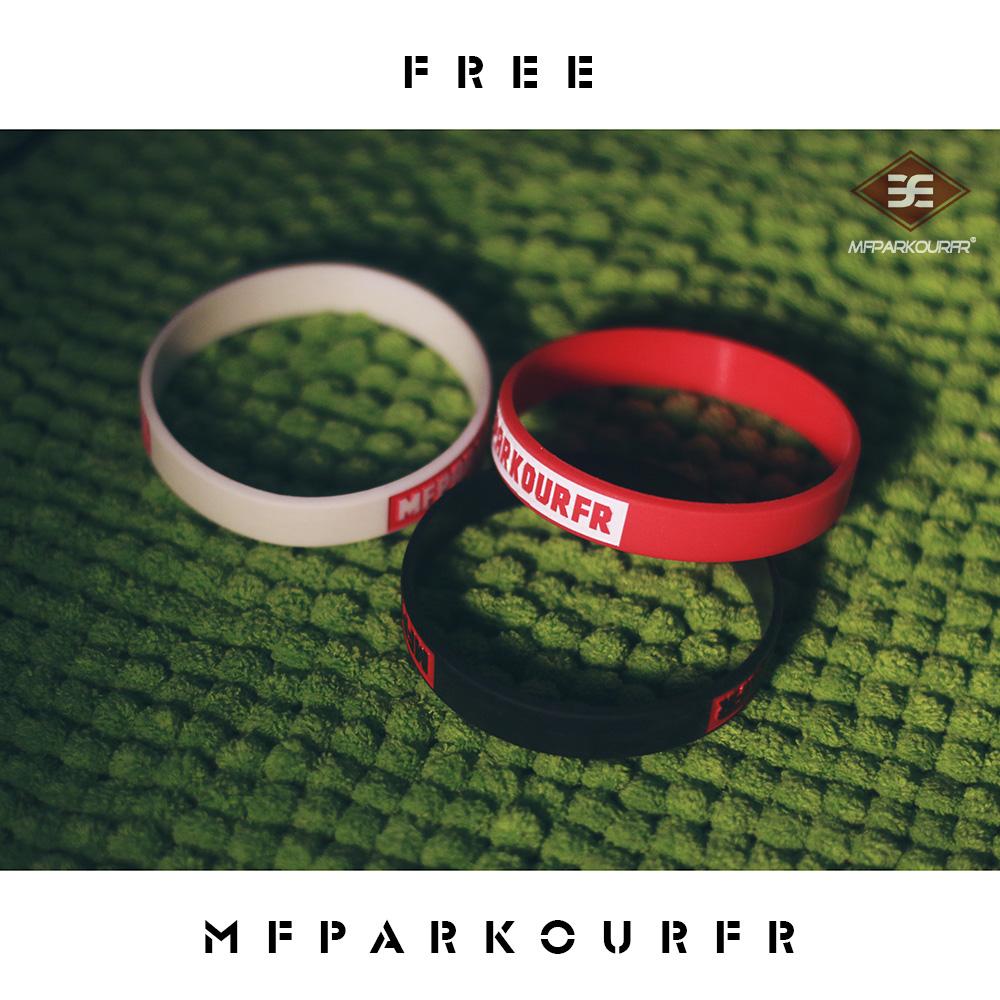 Sáng Tạo Parkour Vòng Tay Ban Đầu Thương Hiệu Nổi Tiếng MF Parkour Nam Giới Và Phụ Nữ Vòng Đeo Tay Thể Thao Bóng Rổ Tập Thể Dục Thủy Triều Silicone Vòng Tay bán chạy