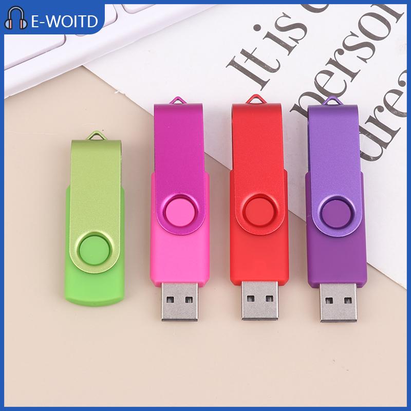 【E-WOITD】 แฟลชไดรฟ์ USB สีความจุ64เมตรไดรฟ์ปากกาหน่วยความจำเหมาะสำหรับคอมพิวเตอร์และแล็ปท็อป ราคา 53 บาท*ส่งฟรี