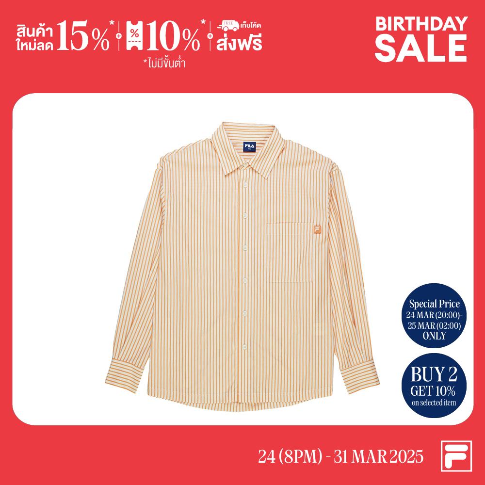 FILA SHIRT ORIGIN COLLECTION Product Code : FW2CSH11004X - ORANGE ราคา 2,290 บาท*ส่งฟรี