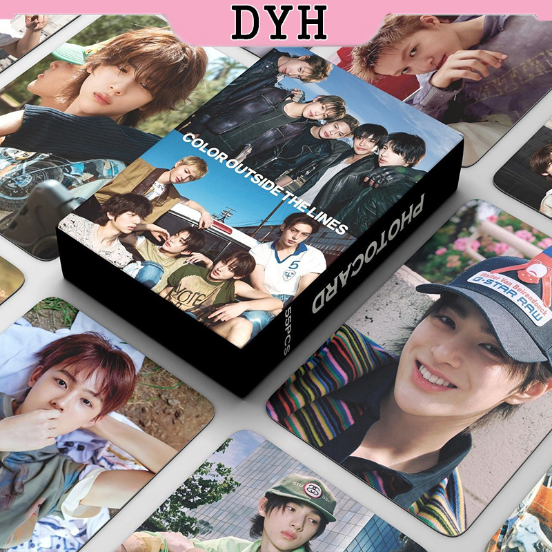55pcs/box CORTIS Photocards COLOR OUTSIDE THE LINES Album KPOP LOMO Card Collection Card