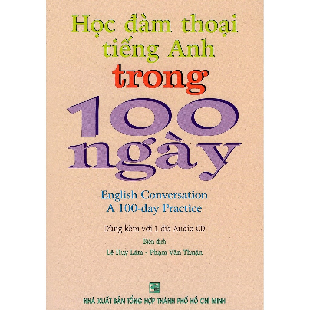 Nhà sách minh tâm _ sách - học đàm thoại tiếng anh trong 100 ngày - english conversation a 100-day practice