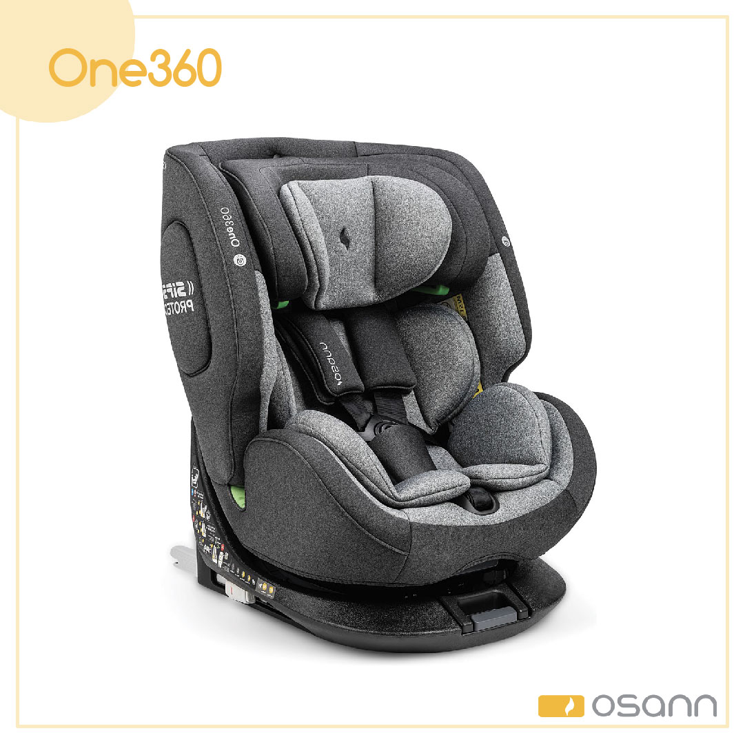 Osann One 360 I-Size Convertible Car Seat | Newborn - 150cm | ISOFIX | 360 Rotation