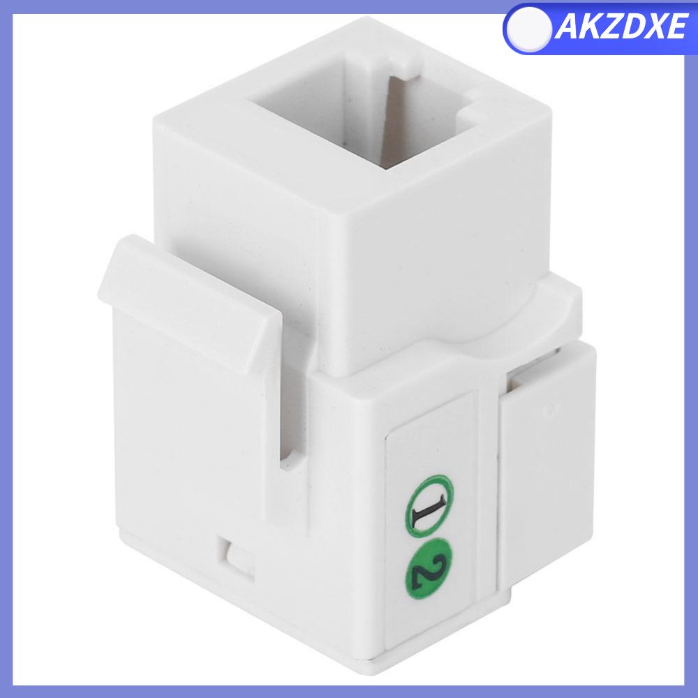 AKZDXE 5Pcs Mèo 3 Mô-đun giọng nói điện thoại có bọc bụi RJ11-90 ° Mô-đun thông tin Thành phần dây điện ABS Mô-đun thông tin cáp mạng Hệ thống điện thoại