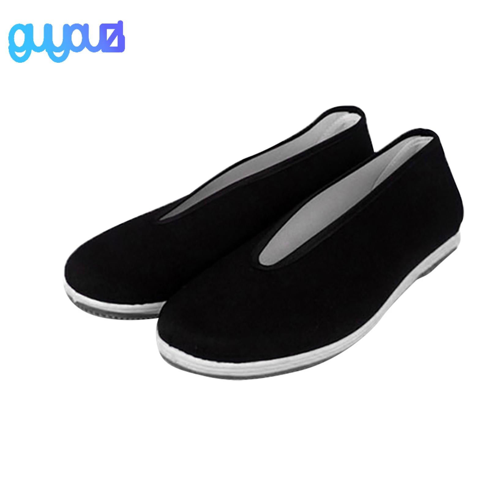 guyouzi® Men's Traditional Chinese Kung Fu Cotton Cloth Tai-chi Old Beijing Casual Shoes