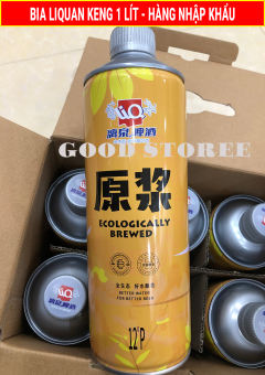 Bia liquan Keng 1 Lít Màu Vàng Cực Ngon - Hàng Chuẩn