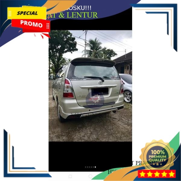 (COD) Bemper BODYKIT KIJANG INOVA LUXURY 2011 2012 2013 NEGO TIPIS Kuat-Tebal-Lentur Grade A Harga 1,369,000 rupiah*Gratis Ongkir