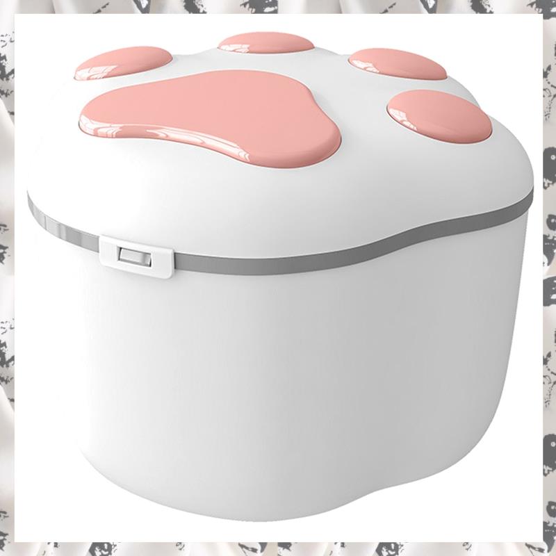 Cat Food Box Sealed Plastic Large Capacity Dog Grain Storage Container Pet Snacks Bucket Moisture-Proof Dry Feeder - 1