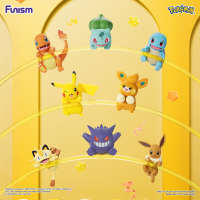 FUNISM Pokemon PEEKRIN FRIST SERIES Vinyl Plush Series Blind Box Figure Fashionable Blind Box Figure Models Movable Toys Birthday Gifts