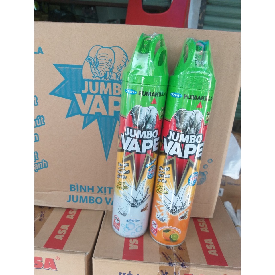 Xịt Muỗi và Côn Trùng JUMBO VAPE 600ml