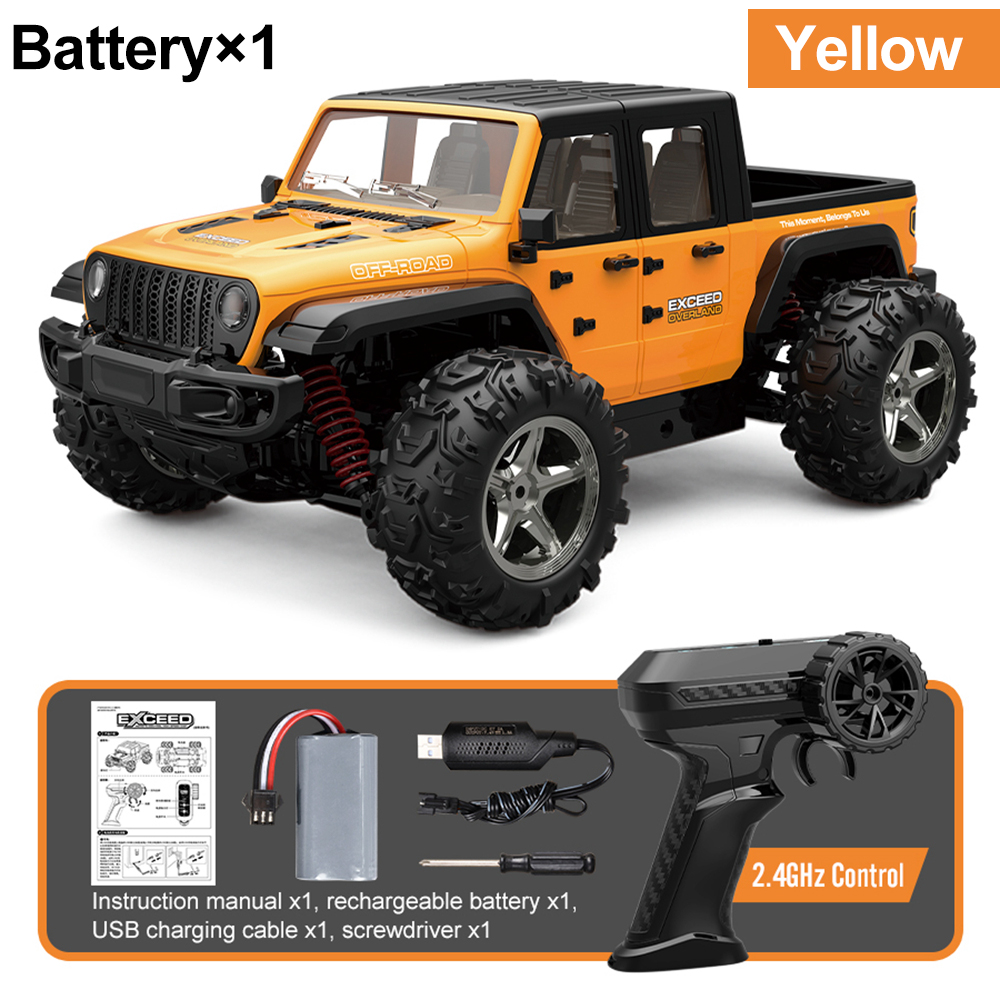 JJRC C8819 RC Cars 2.4G 4WD 30KM/H High Speed Remote Control Car Jeep Model Car Monster for Adults K