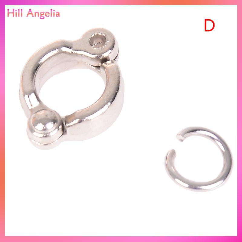 [Hill Angelia] 2 chiếc vòng dây xích huấn luyện chim thú cưng kẹp phụ kiện bay cho vẹt vòng chân chim bồ câu - 4