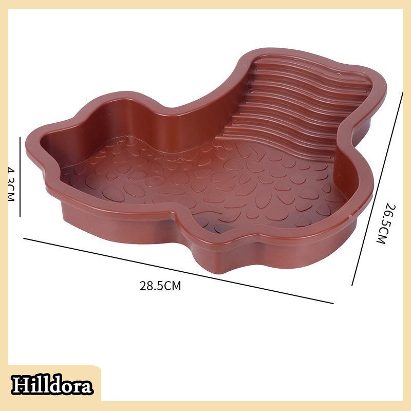 [Hilldora] Loài bò sát món ăn nước với chống trượt giả đá thang thực phẩm bát nước cho rùa thằn lằn tắc kè nhỏ vật nuôi cung cấp - 2