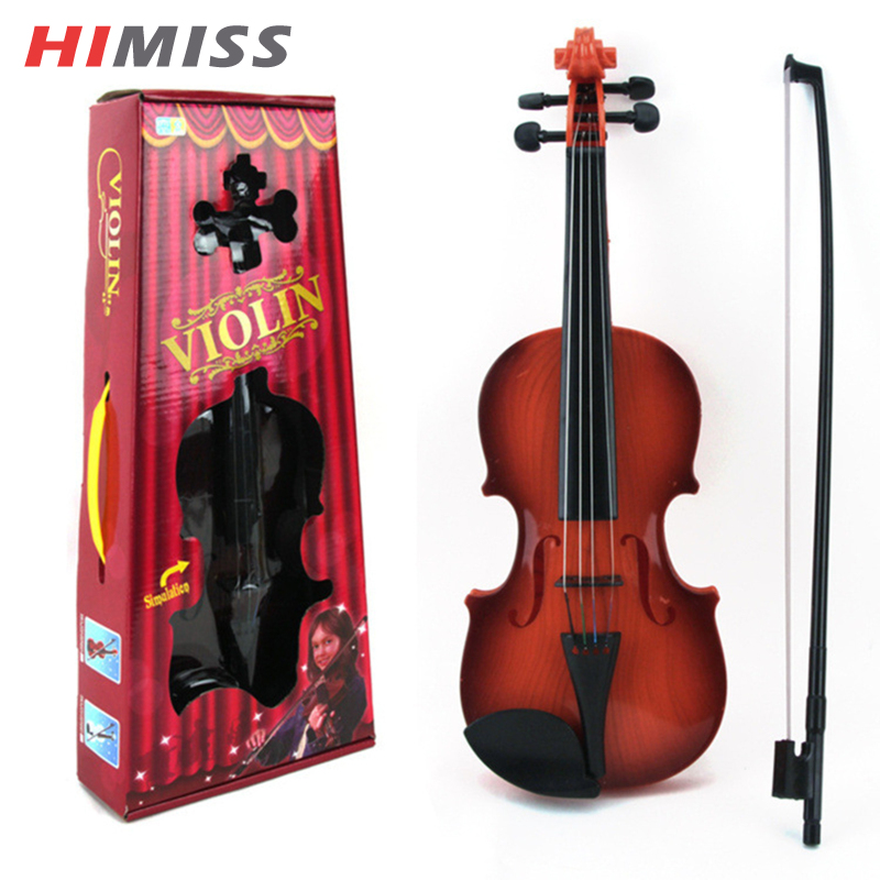 Himiss Mô Phỏng Violin nhạc cụ Cho Trẻ Em Người Mới Bắt Đầu Có Thể Điều Chỉnh Dây Violin Đồ chơi giáo dục sớm Cho quà tặng giáng sinh sinh nhật
