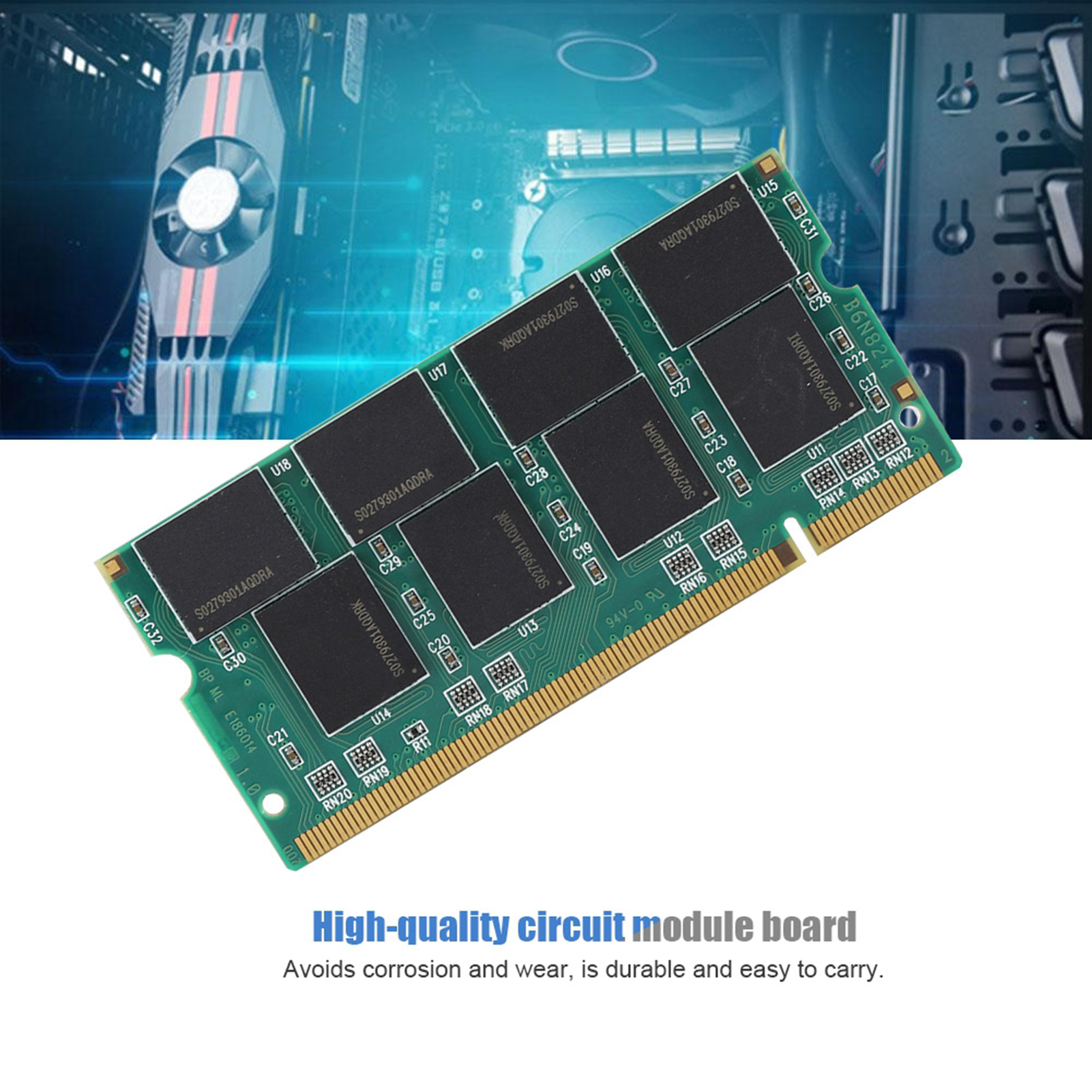 RAM máy tính xách tay Xiede 1G 333 MHz cho máy tính xách tay DDR PC-2700 Tương thích hoàn toàn cho Intel / AMD