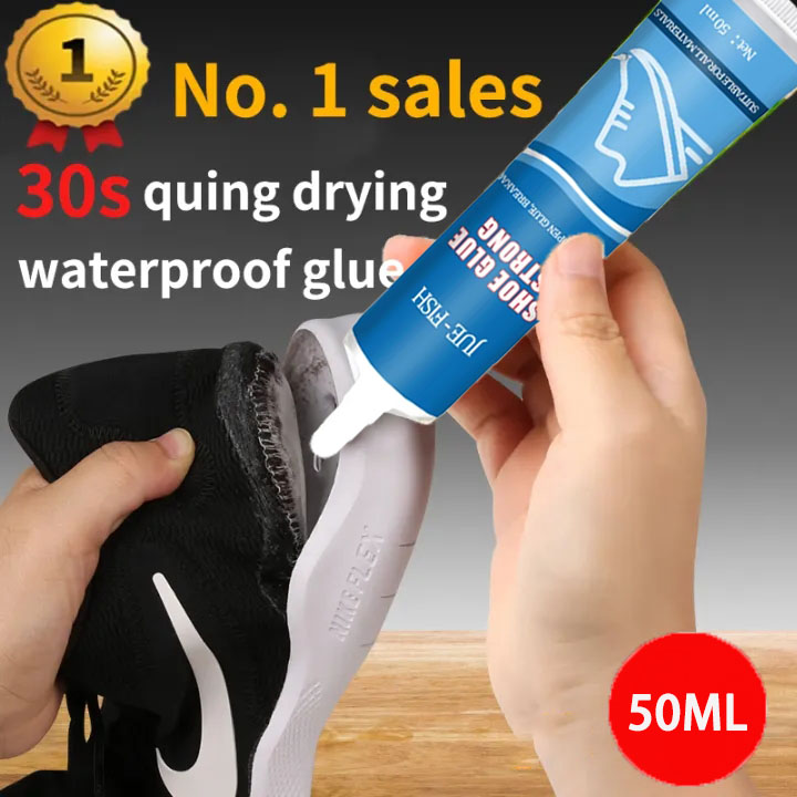 JUE-FISH Keo chuyên dán giày dép, đồ da siêu dính trong suốt 50ml