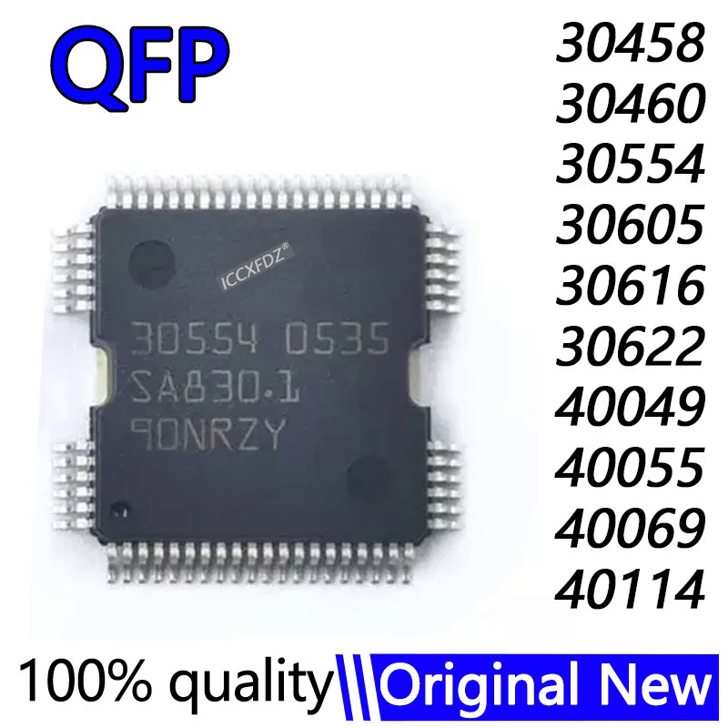 2023(5 Mảnh) 30458 30460 30554 30605 30616 30622 40049 40055 40069 40114 QFP-64 100% Chipset mới