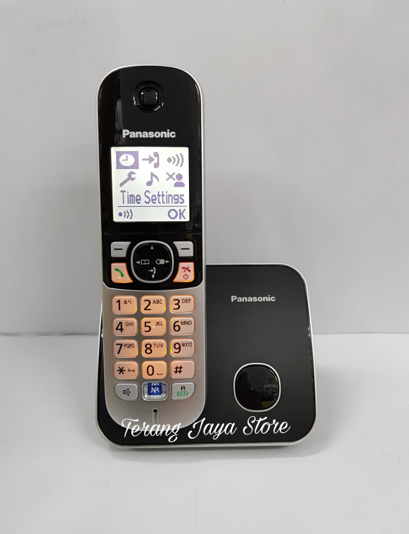 TELEPON WIRELESS PANASONIC KX-TG6811 (HITAM) Harga  1,350,000 Ringgit*Penghantaran Percuma