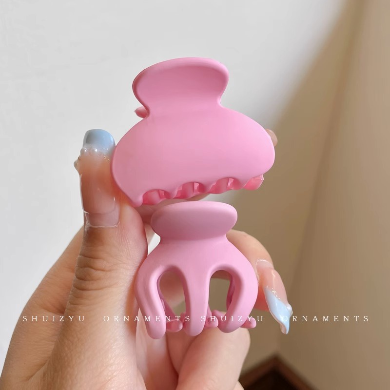 2 pcs mới Kẹp tóc càng cua đặt Frosted kẹp tóc thời trang tóc Claw