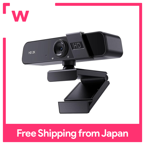 Aury Webcam 2K Webcam với chức năng đèn HD tự động 100 ° góc nhìn camera cho PC với tiếng ồn hủy bỏ Microphone & chơi bảo mật bìa cho hội nghị truyền hình/giảng dạy trực tuyến/phát trực tiếp