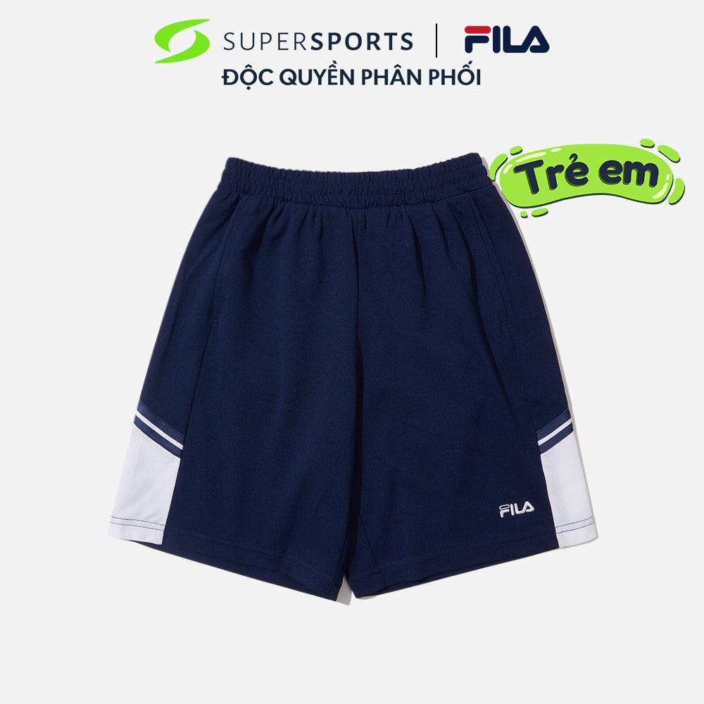 Quần Ngắn Thời Trang Trẻ Em Fila Basketball Warm-Up - FK2FSG2602M(B)-OWH