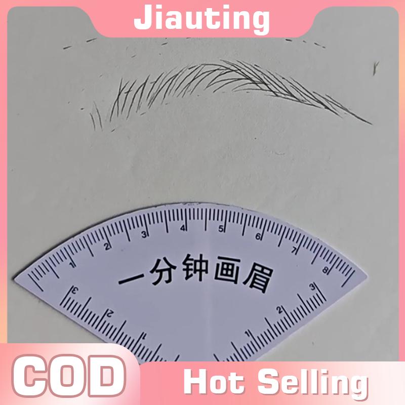Jiauting Nhanh chóng vẽ lông mày thiết kế Cai Trị microblading Lập Bản Đồ Công cụ định hình trang điểm vĩnh viễn vẽ hướng dẫn Cai Trị hình xăm Nguồn cung cấp tái sử dụng