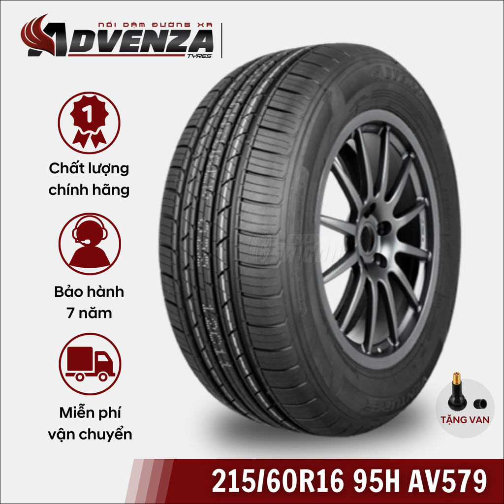 Lốp Advenza 215/60R16 95H AV579 | Lốp êm ái cho Camry  Sonata Grandis Accord CX-3..  | Bảo hành 7 nă