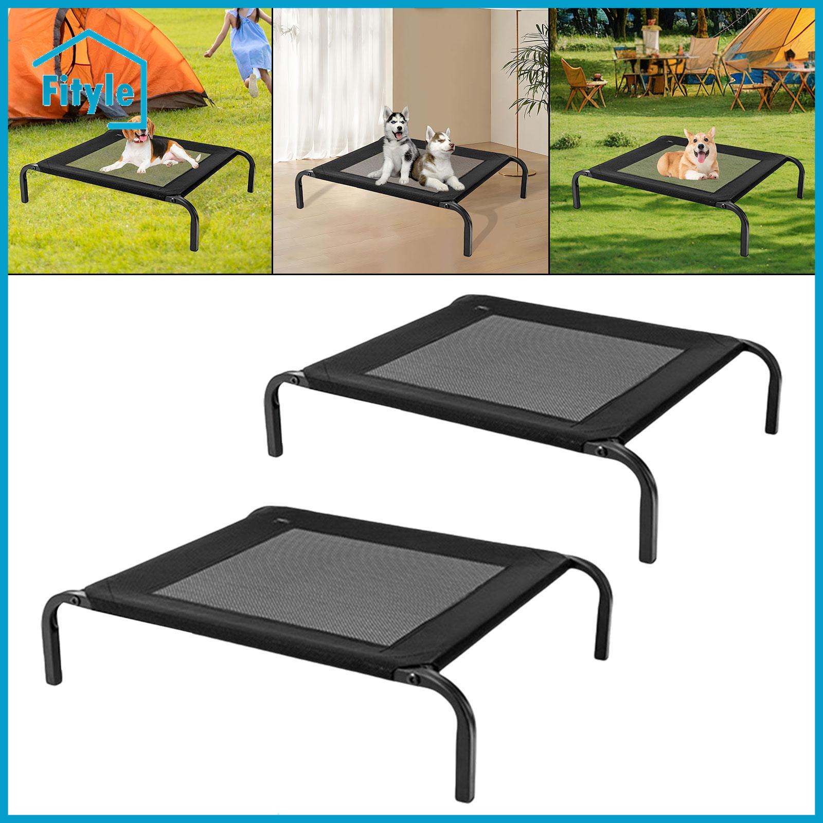 Elevated Dog Bed Sleeping Lounger Sturdy Removable Breathable Waterproof Mesh Camping Cot for Puppy Pet Decor Cat Indoor ราคา 1,812 บาท*ส่งฟรี