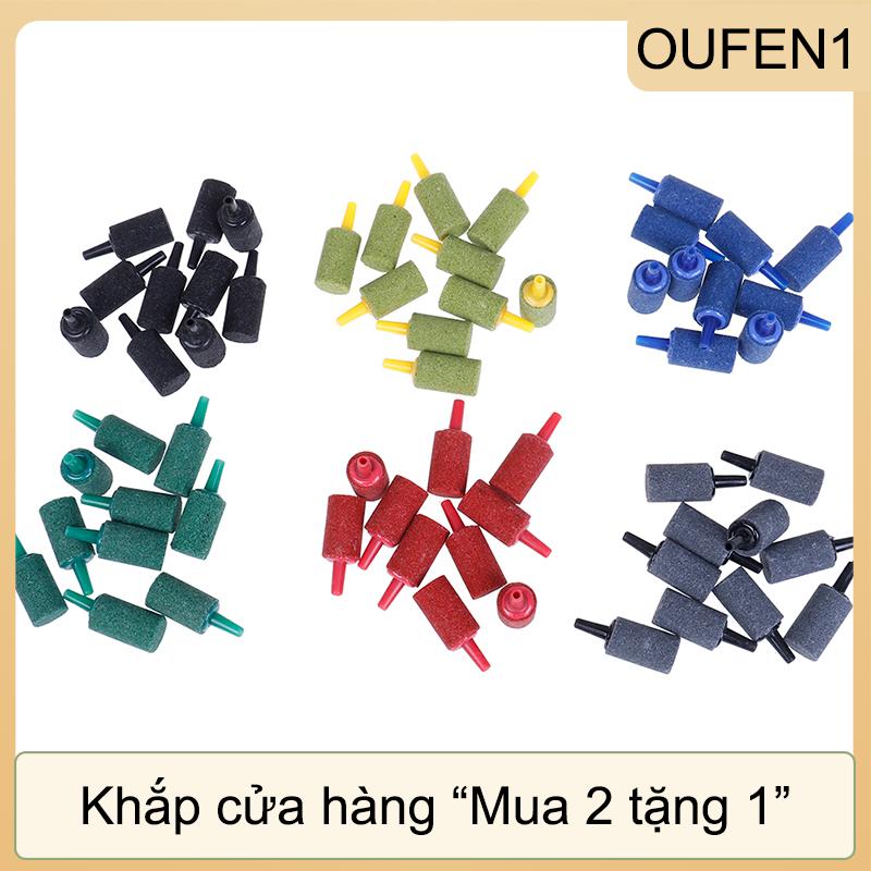 [COD] OUFEN1 10 chiếc Máy khuếch tán sục khí bể cá bằng đá bọt khí hình trụ