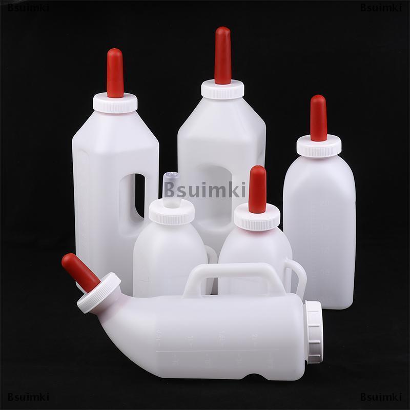 [COD] Bsuimki Bê sữa Feeder chai với núm vú sữa chai vắt sữa ăn thay thế người uống rượu chăn nuôi feediing công cụ
