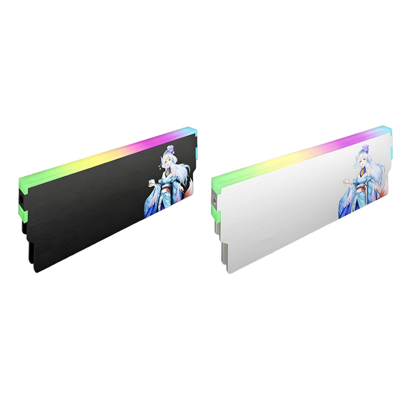 Computer ARGB RAM Memory Heatsink Cooler Memory Stick Armor Vest 5V ARGB AURA SYNC for Desktop RAM DDR3 4 5