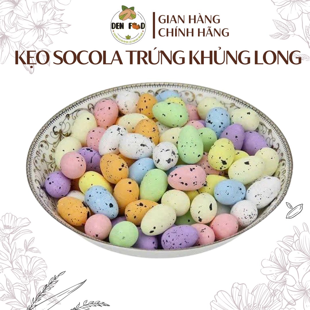 Kẹo Socola Trứng Khủng Long - Ăn Vặt Denfood
