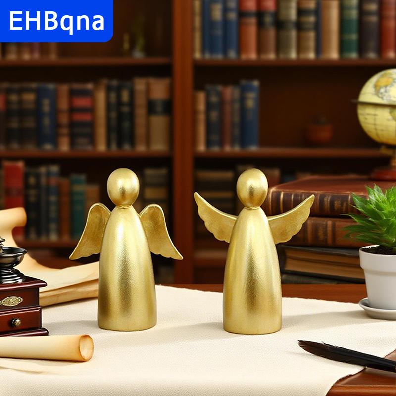 [COD] EHBqna SPORTS ชุดตุ๊กตานางฟ้าคริสต์มาส2ชิ้นของตกแต่งเทวดาคริสต์มาสสีทองการตกแต่งคริสมาสต์รูปปั้นนางฟ้าขนาดเล็กของขวัญการรักษา ราคา 185 บาท*ส่งฟรี